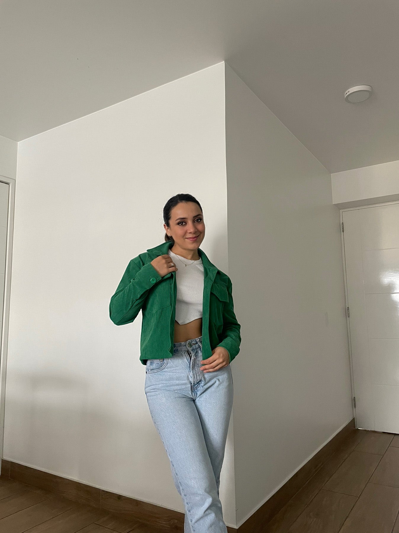 Chaqueta Corduroy - Verde Perico