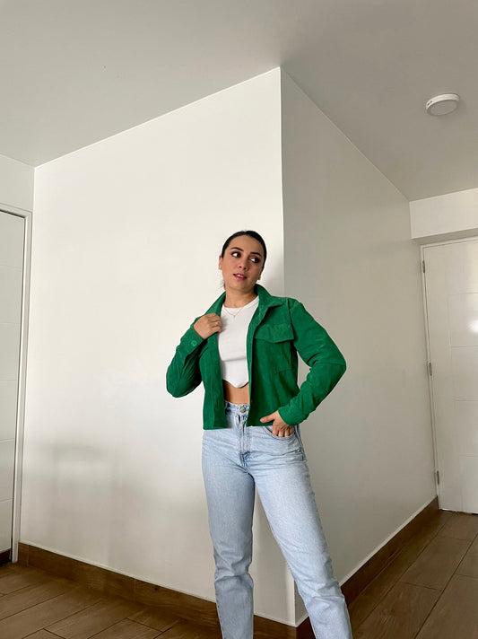 Chaqueta Corduroy - Verde Perico