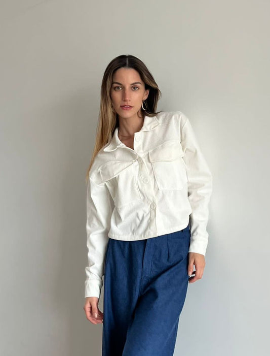 Chaqueta Corduroy - Perla
